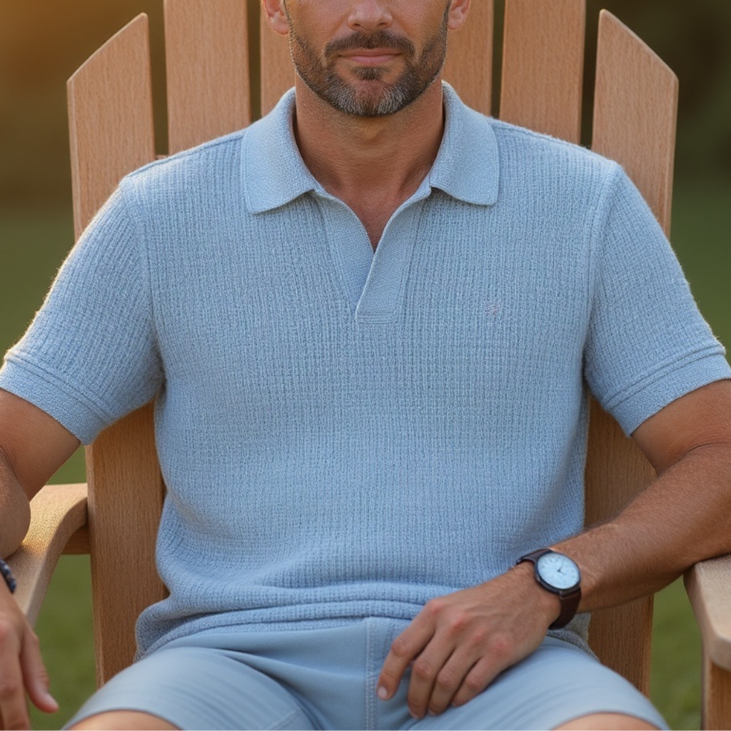 Tokyo Basket Knit Polo