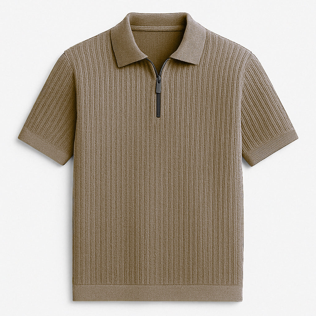 Milan Rib Mesh Polo