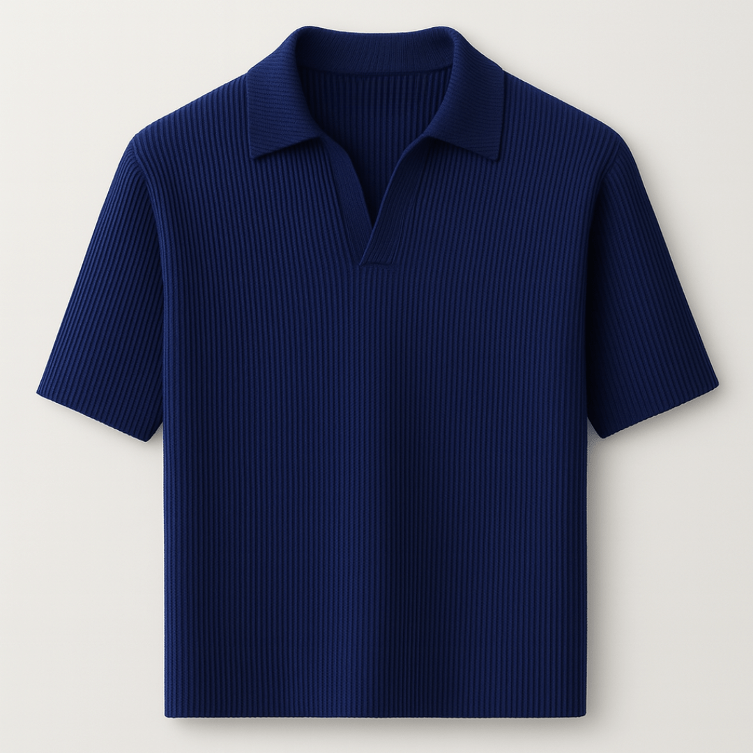 Gio Open French Knit Polo