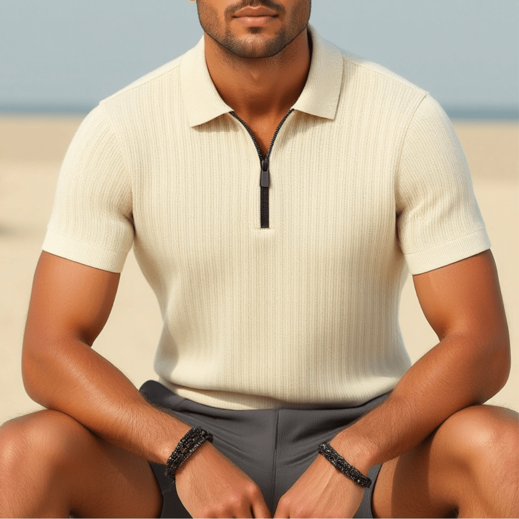 Milan Rib Mesh Polo
