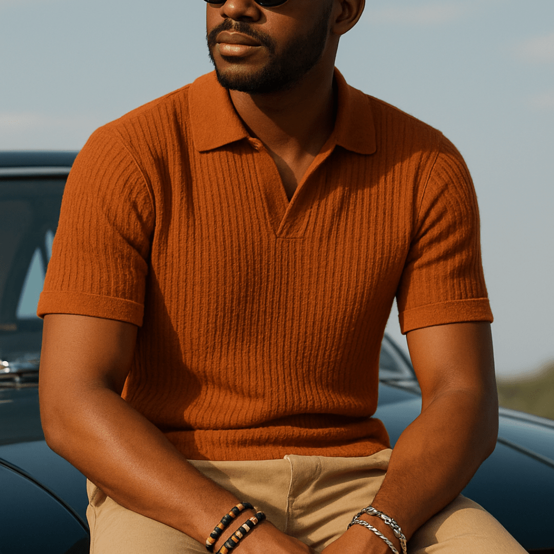 Tokyo Basket Knit Polo
