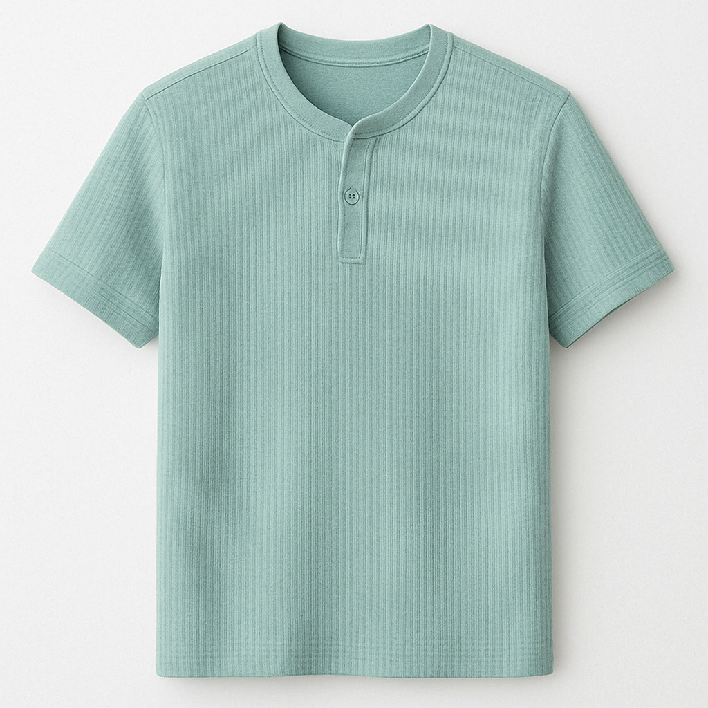 Ronald Rib Henley Shirt