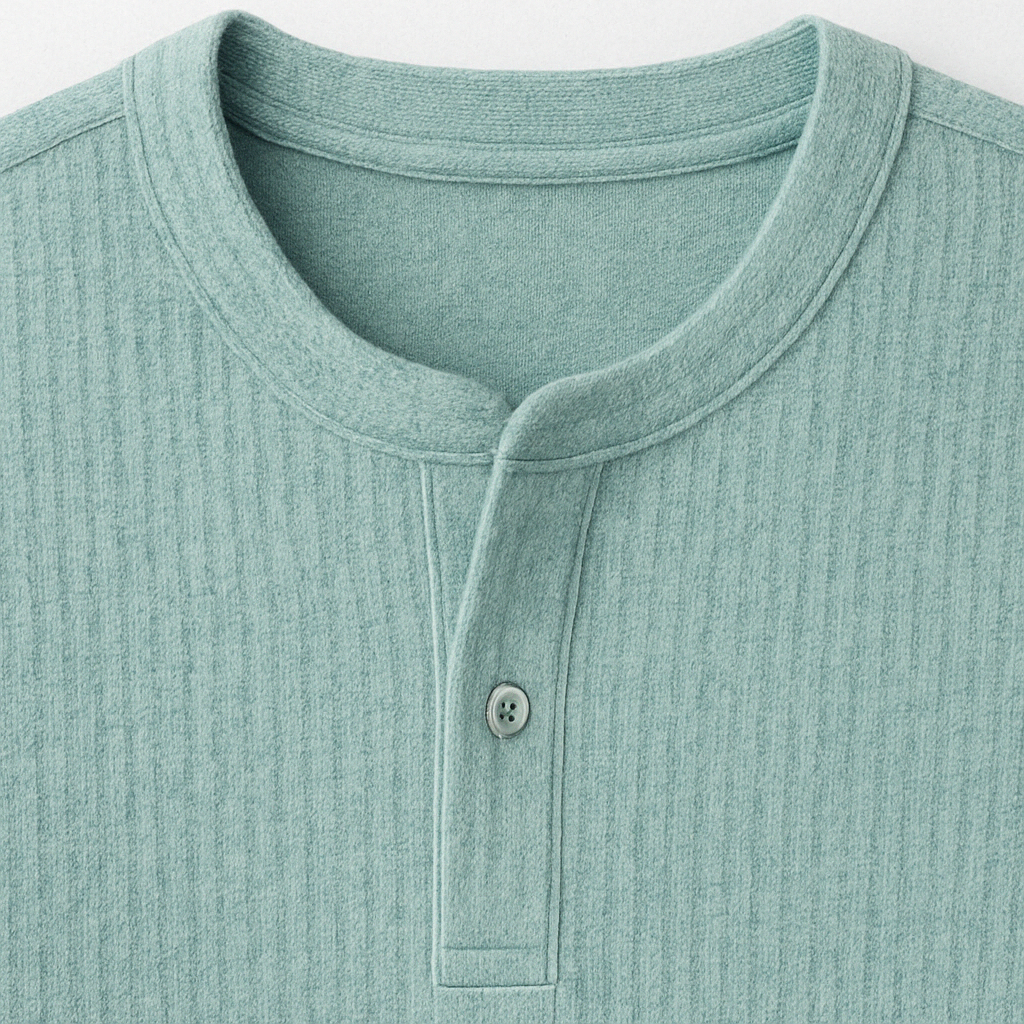 Ronald Rib Henley Shirt